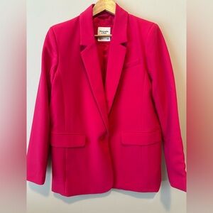Abercrombie & Fitch Fuchsia Blazer. Women’s size Medium